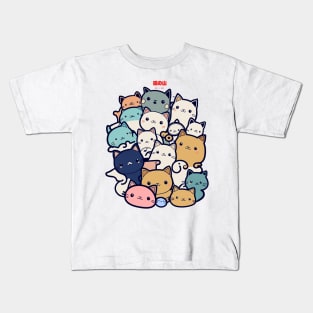 A pile of cats Kids T-Shirt